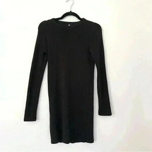 ZARA Women's Long Sleeve Black Dress M/L